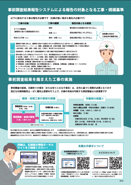 事前調査は、「建築物石綿含有建材調査者」が行う必要があります!〔令和5年(2023年)度版〕裏
